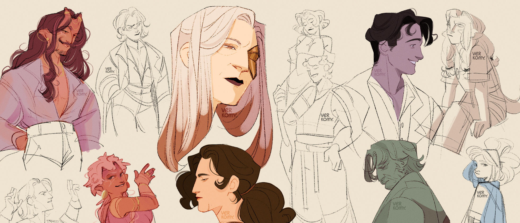 Characters Sketches, 2025