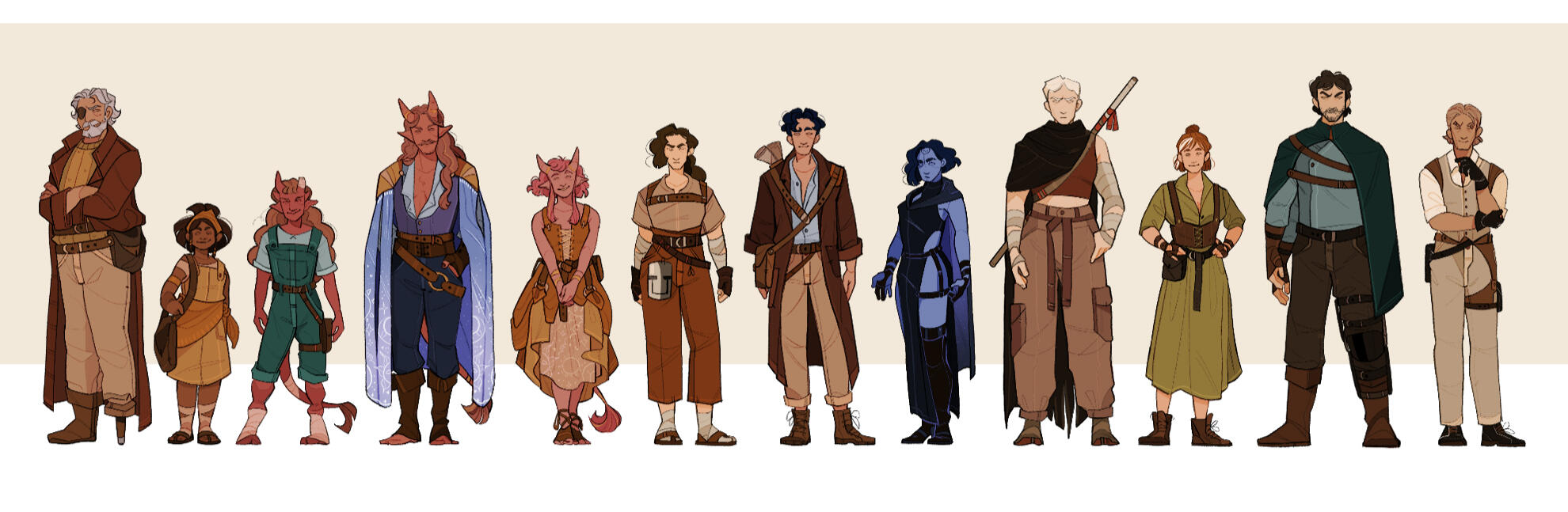 Characters Line-Up, 2022