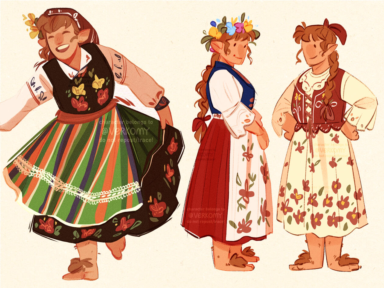 Mira in Folk Costume, 2022