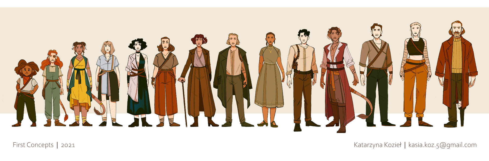 Characters Line-up, 2021